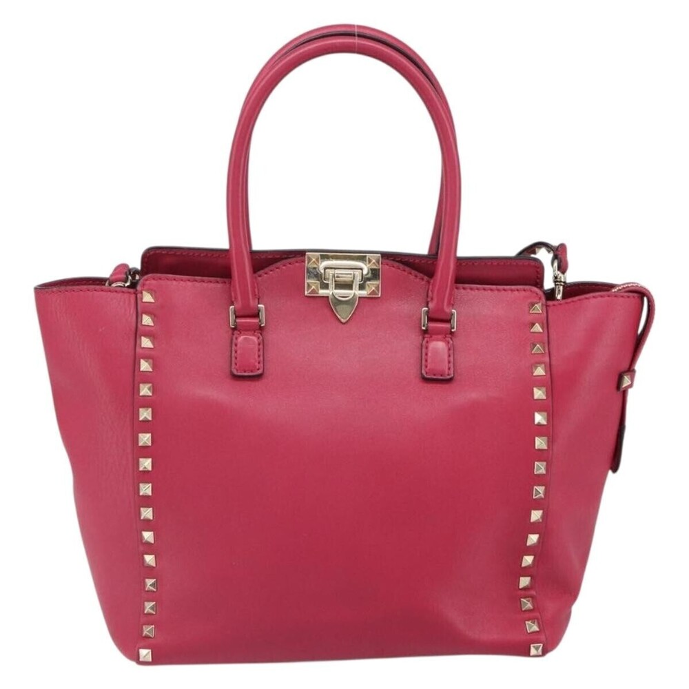 Valentino Garavani Rockstud Tote Rigid Leather Small